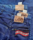 Desert Worn - Lee Rider Denim Jeans, Hand Distressed