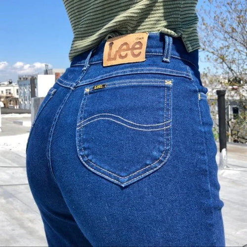Desert Worn - Lee Rider Denim Jeans, Hand Distressed