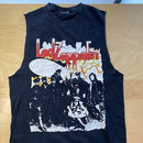 Ghost - Vintage Band Crop Tank, Bleach Washed