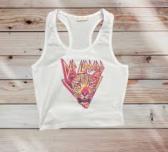 Ghost - Vintage Band Crop Tank, Bleach Washed