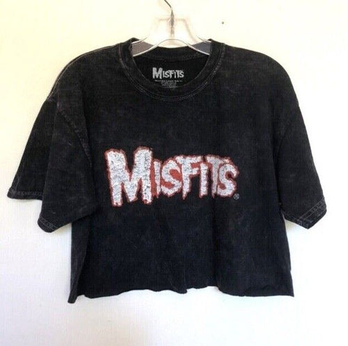 Ghost - Vintage Band Crop Tee, Bleach Washed