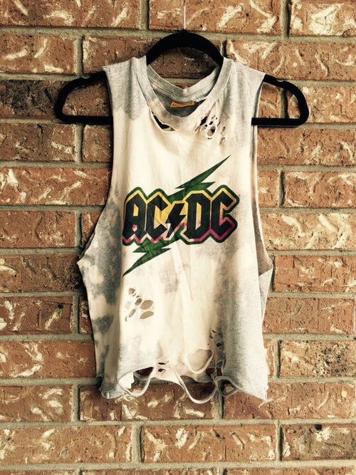 Ghost - Vintage Band Tank, Bleach Washed